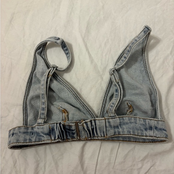 Wild Fable Denim Bra Top XXS - Picture 2 of 3